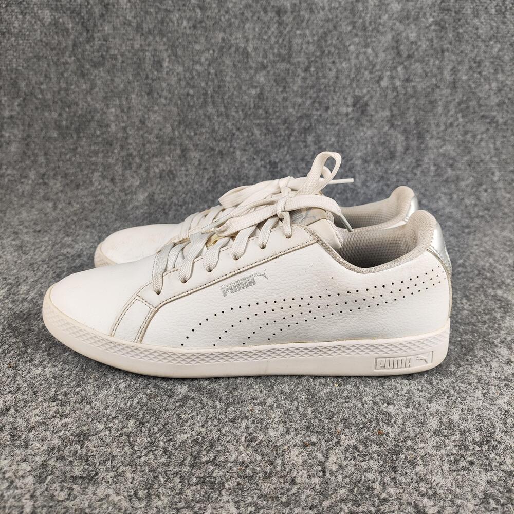 Puma Shoes Womens Size 8 White Synthetic Low Top Casual Sneakers 366238-01